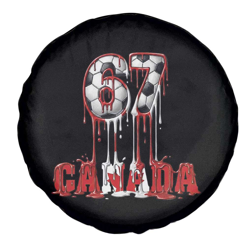 Funny Canada Soccer 67 Meme Spare Tire Cover Canadian Soccer Lovers