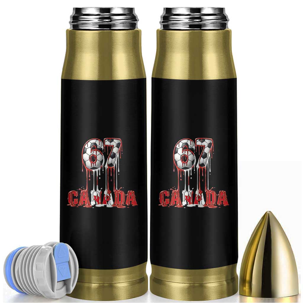 Funny Canada Soccer 67 Meme Bullet Tumbler Canadian Soccer Lovers