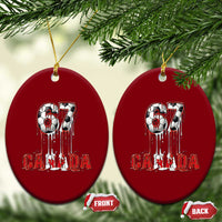 Funny Canada Soccer 67 Meme Ceramic Ornament Canadian Soccer Lovers