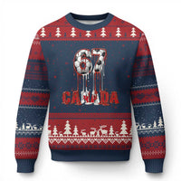 Funny Canada Soccer 67 Meme Ugly Christmas Sweater Canadian Soccer Lovers