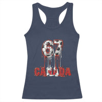 Funny Canada Soccer 67 Meme Racerback Tank Top Canadian Soccer Lovers