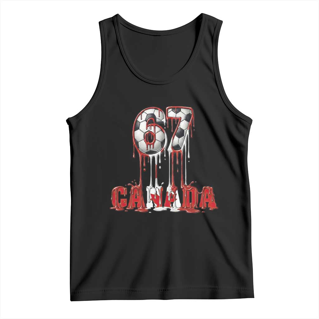 Funny Canada Soccer 67 Meme Tank Top Canadian Soccer Lovers