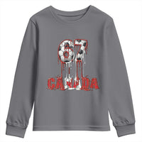 Funny Canada Soccer 67 Meme Youth Sweatshirt Canadian Soccer Lovers
