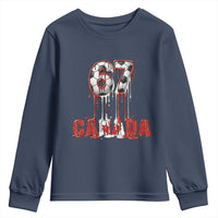 Funny Canada Soccer 67 Meme Youth Sweatshirt Canadian Soccer Lovers