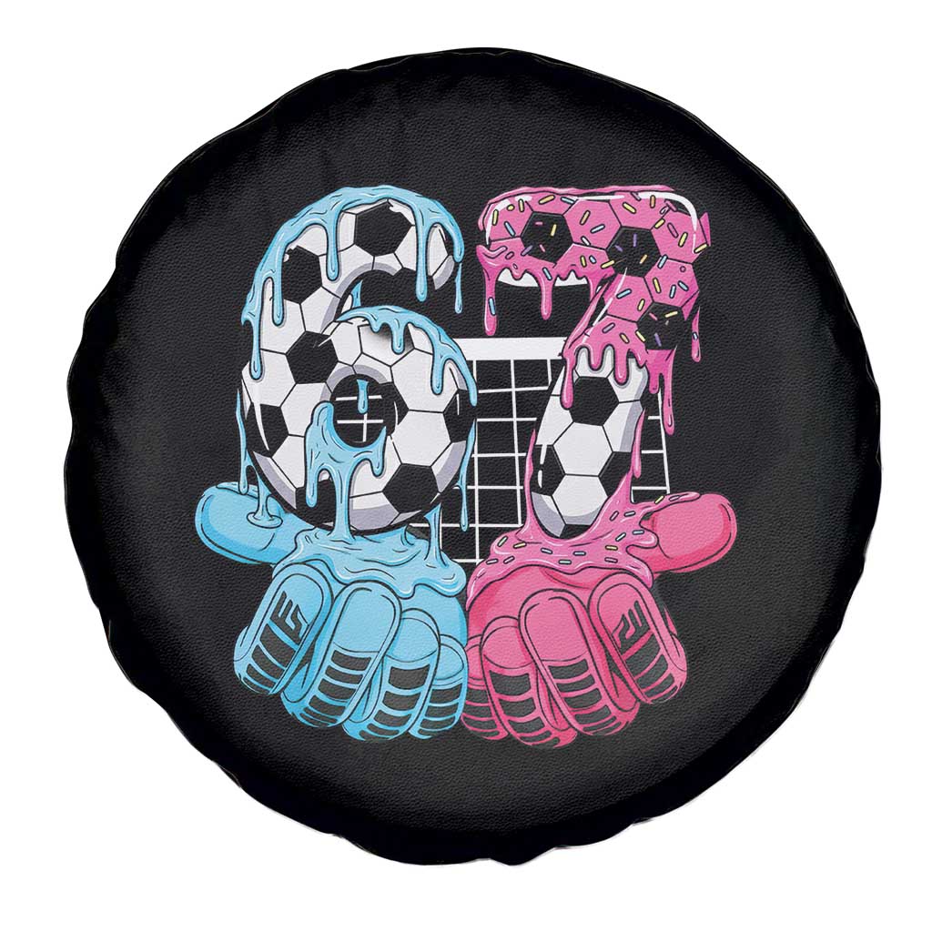 Drip Soccer Six Seven Meme Spare Tire Cover Funny Gen Alpha Slang
