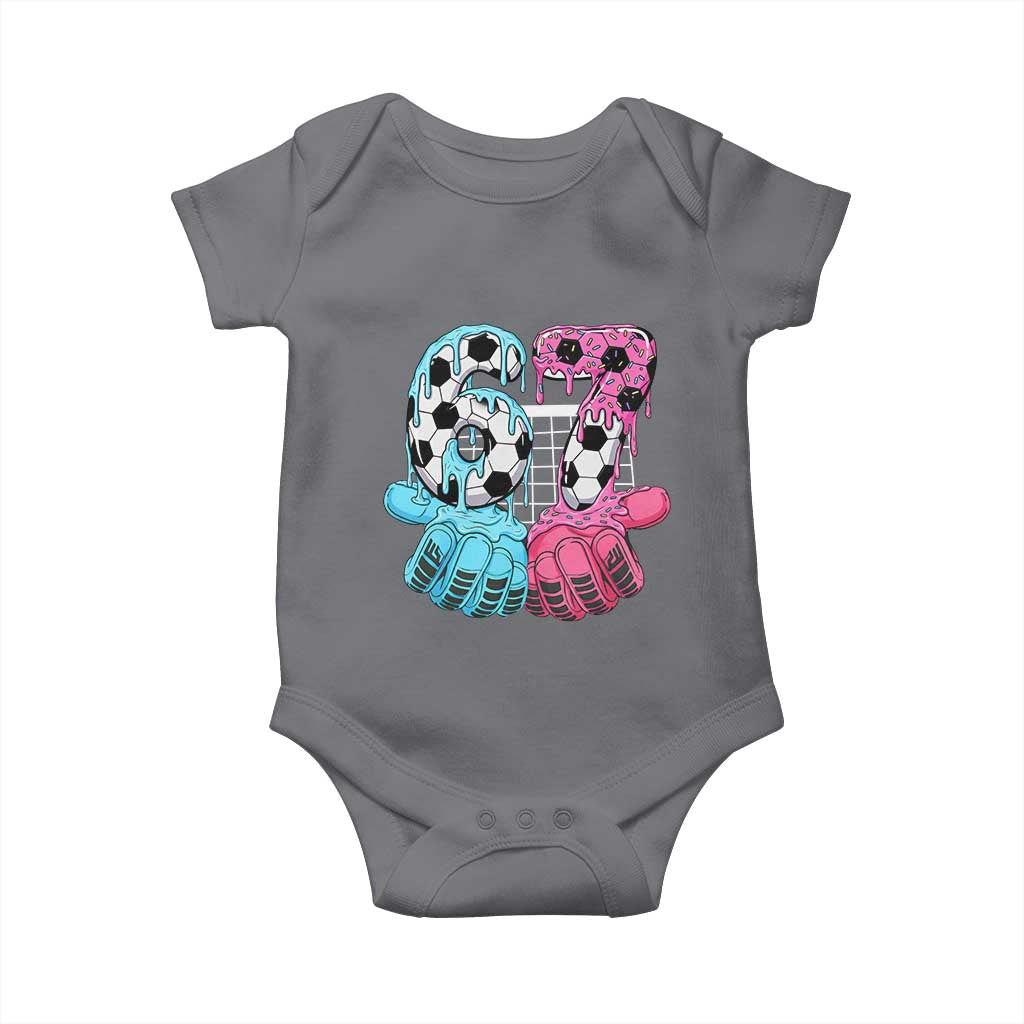 Drip Soccer Six Seven Meme Baby Onesie Funny Gen Alpha Slang