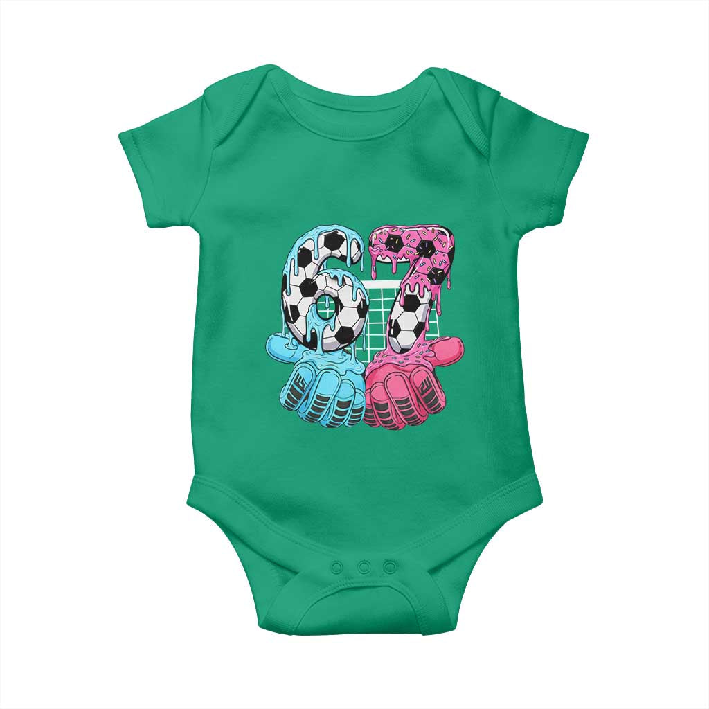 Drip Soccer Six Seven Meme Baby Onesie Funny Gen Alpha Slang