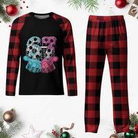 Drip Soccer Six Seven Meme Plaid Pajama Set Funny Gen Alpha Slang