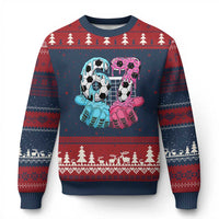 Drip Soccer Six Seven Meme Ugly Christmas Sweater Funny Gen Alpha Slang