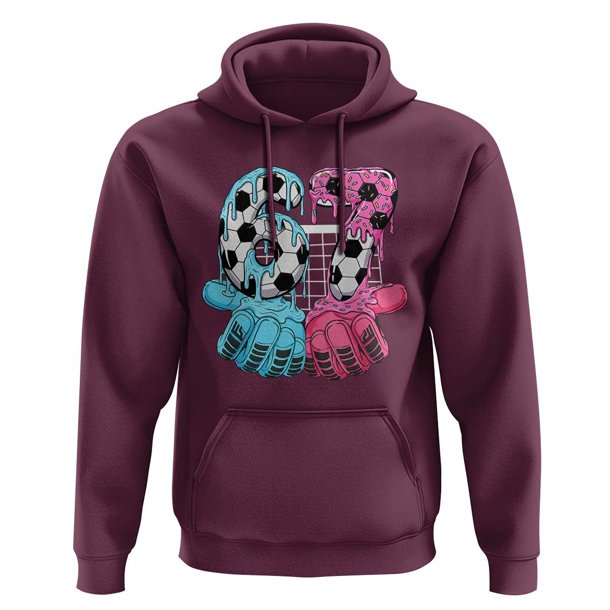 Drip Soccer Six Seven Meme Hoodie Funny Gen Alpha Slang