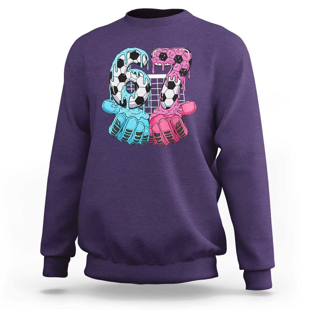 Drip Soccer Six Seven Meme Sweatshirt Funny Gen Alpha Slang