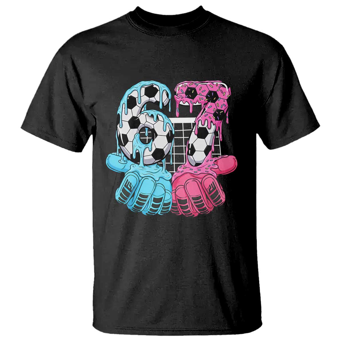 Drip Soccer Six Seven Meme T Shirt Funny Gen Alpha Slang