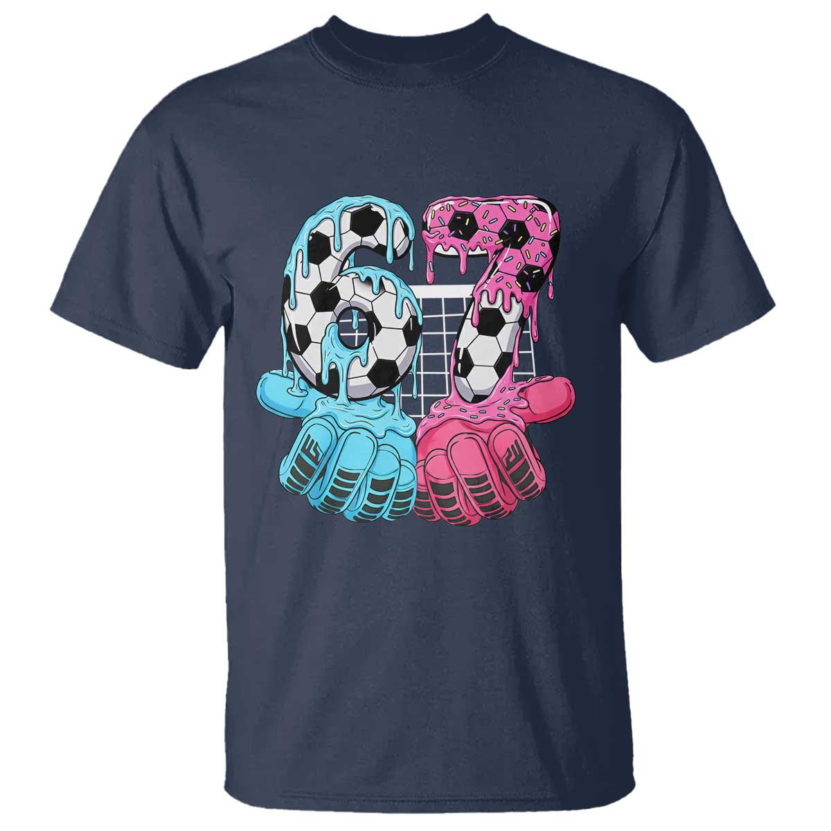 Drip Soccer Six Seven Meme T Shirt Funny Gen Alpha Slang