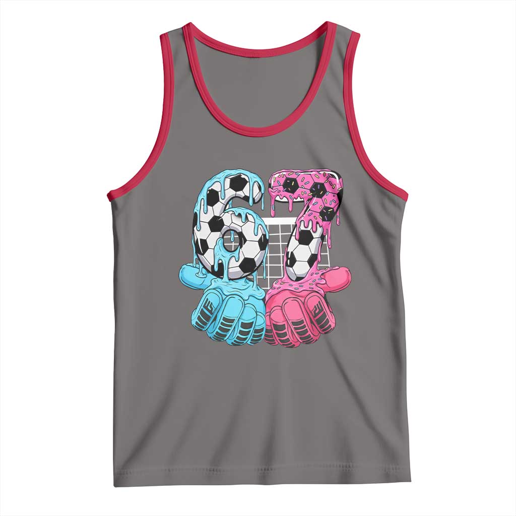 Drip Soccer Six Seven Meme Tank Top Funny Gen Alpha Slang