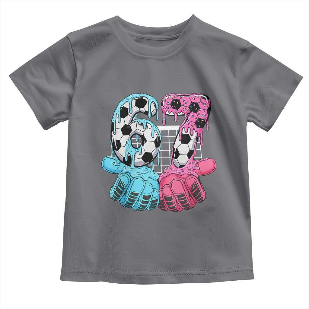 Drip Soccer Six Seven Meme Toddler T Shirt Funny Gen Alpha Slang