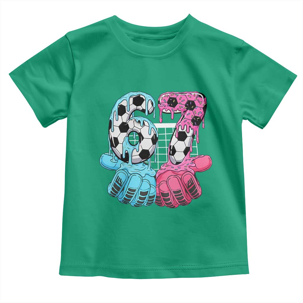 Drip Soccer Six Seven Meme Toddler T Shirt Funny Gen Alpha Slang