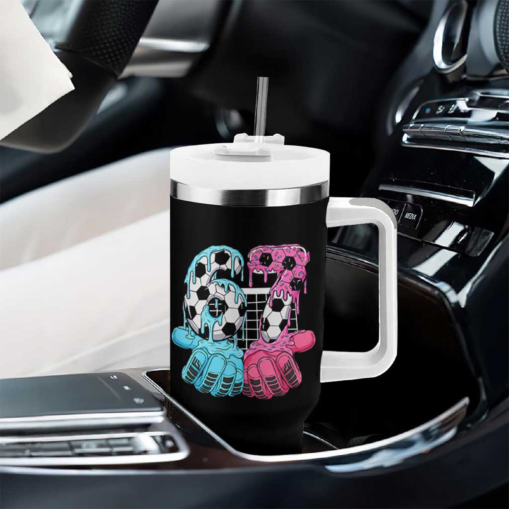 Drip Soccer Six Seven Meme Tumbler With Handle Funny Gen Alpha Slang