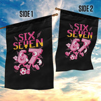 Funny Gen Z Alpha Gift Garden Flag Six Seven Meme Soccer Lover