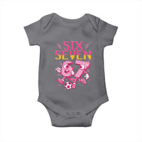 Funny Gen Z Alpha Gift Baby Onesie Six Seven Meme Soccer Lover