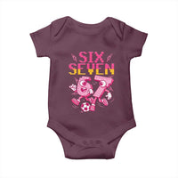 Funny Gen Z Alpha Gift Baby Onesie Six Seven Meme Soccer Lover