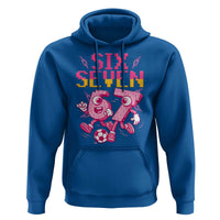 Funny Gen Z Alpha Gift Hoodie Six Seven Meme Soccer Lover