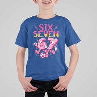 Funny Gen Z Alpha Gift T Shirt For Kid Six Seven Meme Soccer Lover