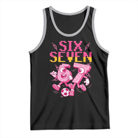 Funny Gen Z Alpha Gift Tank Top Six Seven Meme Soccer Lover