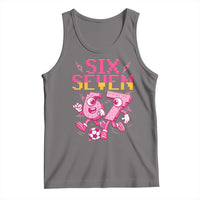 Funny Gen Z Alpha Gift Tank Top Six Seven Meme Soccer Lover