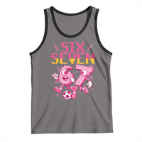 Funny Gen Z Alpha Gift Tank Top Six Seven Meme Soccer Lover