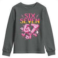 Funny Gen Z Alpha Gift Youth Sweatshirt Six Seven Meme Soccer Lover
