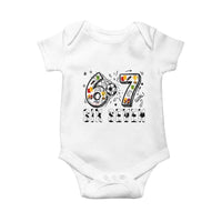 Six Seven Meme Soccer Lover Baby Onesie Funny Gift For Gen Z