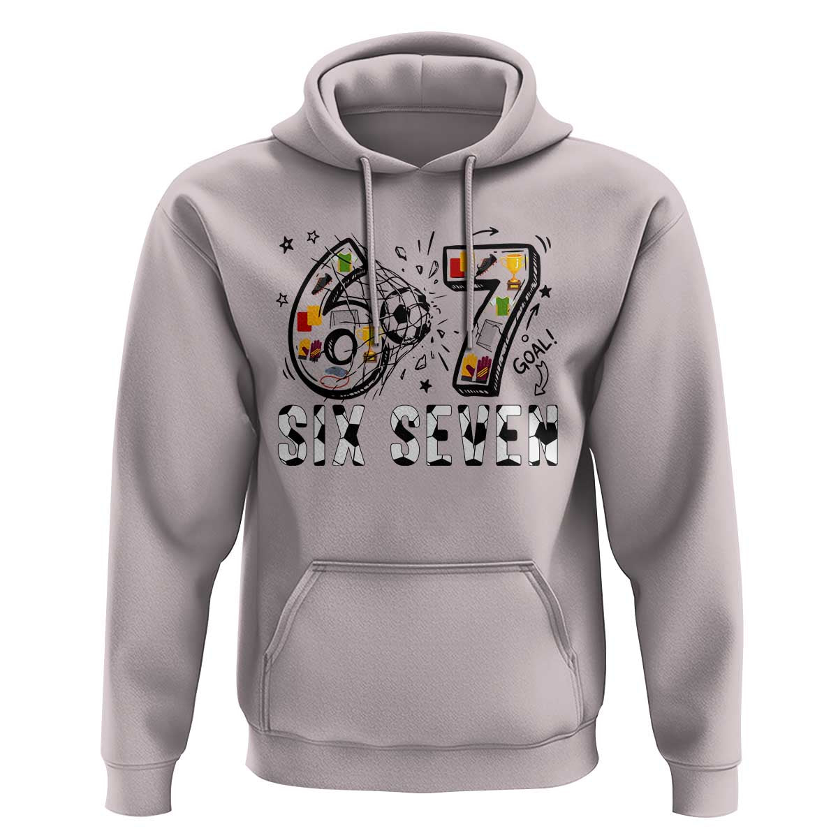 Six Seven Meme Soccer Lover Hoodie Funny Gift For Gen Z