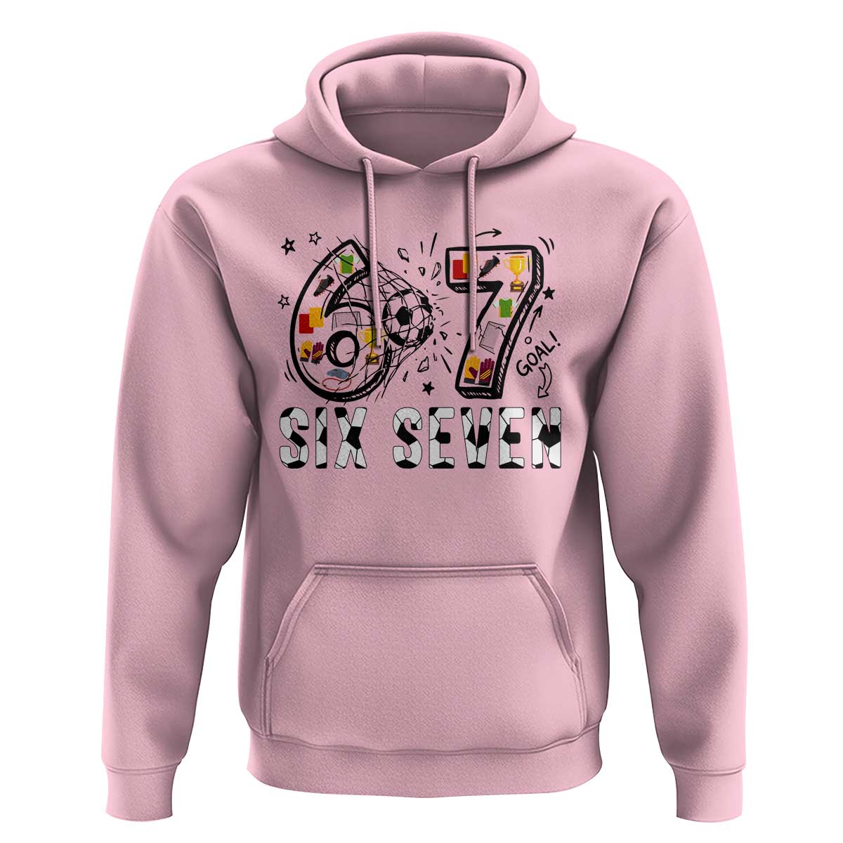 Six Seven Meme Soccer Lover Hoodie Funny Gift For Gen Z