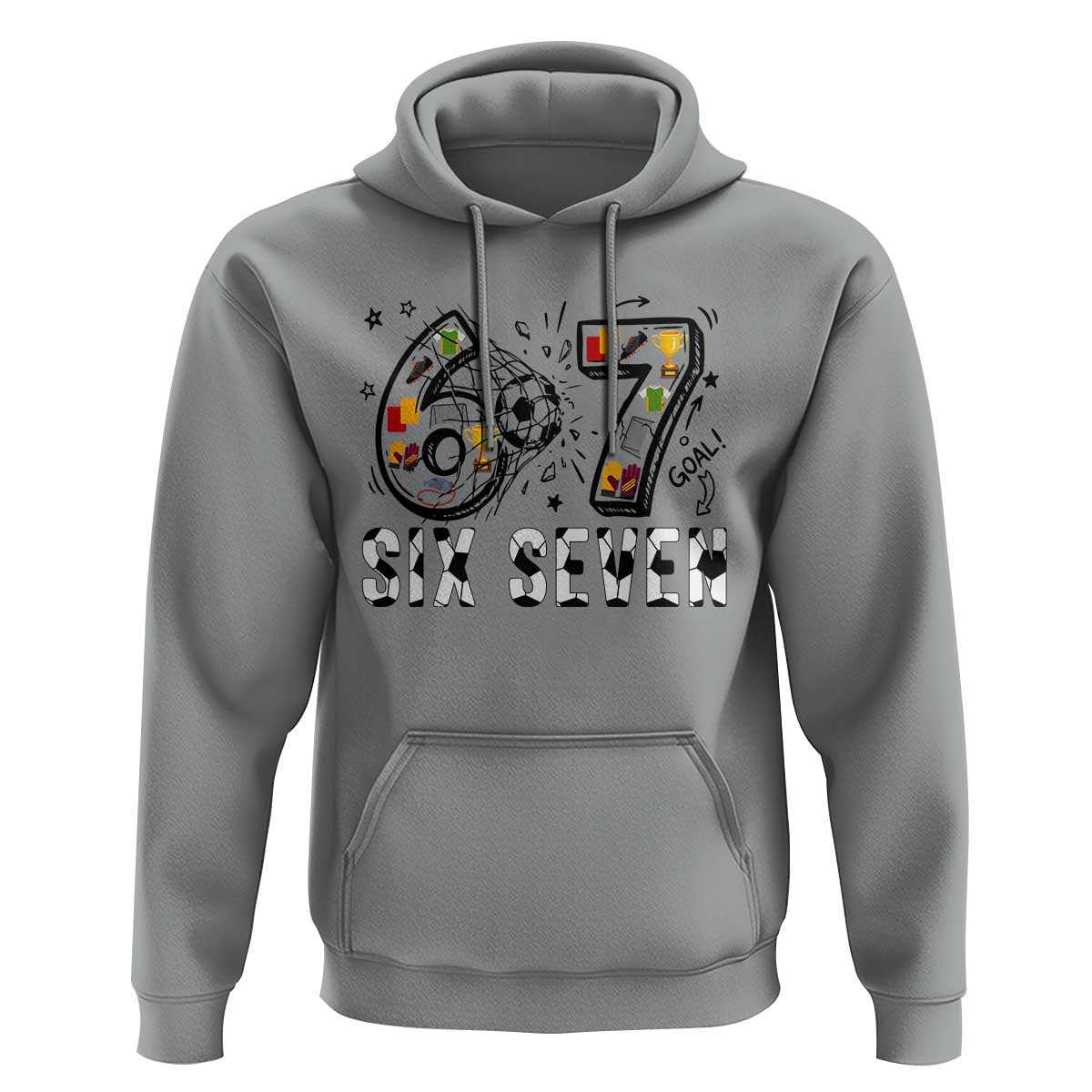 Six Seven Meme Soccer Lover Hoodie Funny Gift For Gen Z