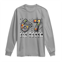Six Seven Meme Soccer Lover Long Sleeve Shirt Funny Gift For Gen Z