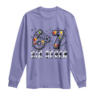 Six Seven Meme Soccer Lover Long Sleeve Shirt Funny Gift For Gen Z