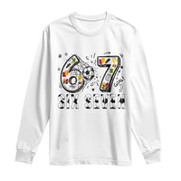 Six Seven Meme Soccer Lover Long Sleeve Shirt Funny Gift For Gen Z