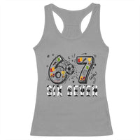 Six Seven Meme Soccer Lover Racerback Tank Top Funny Gift For Gen Z