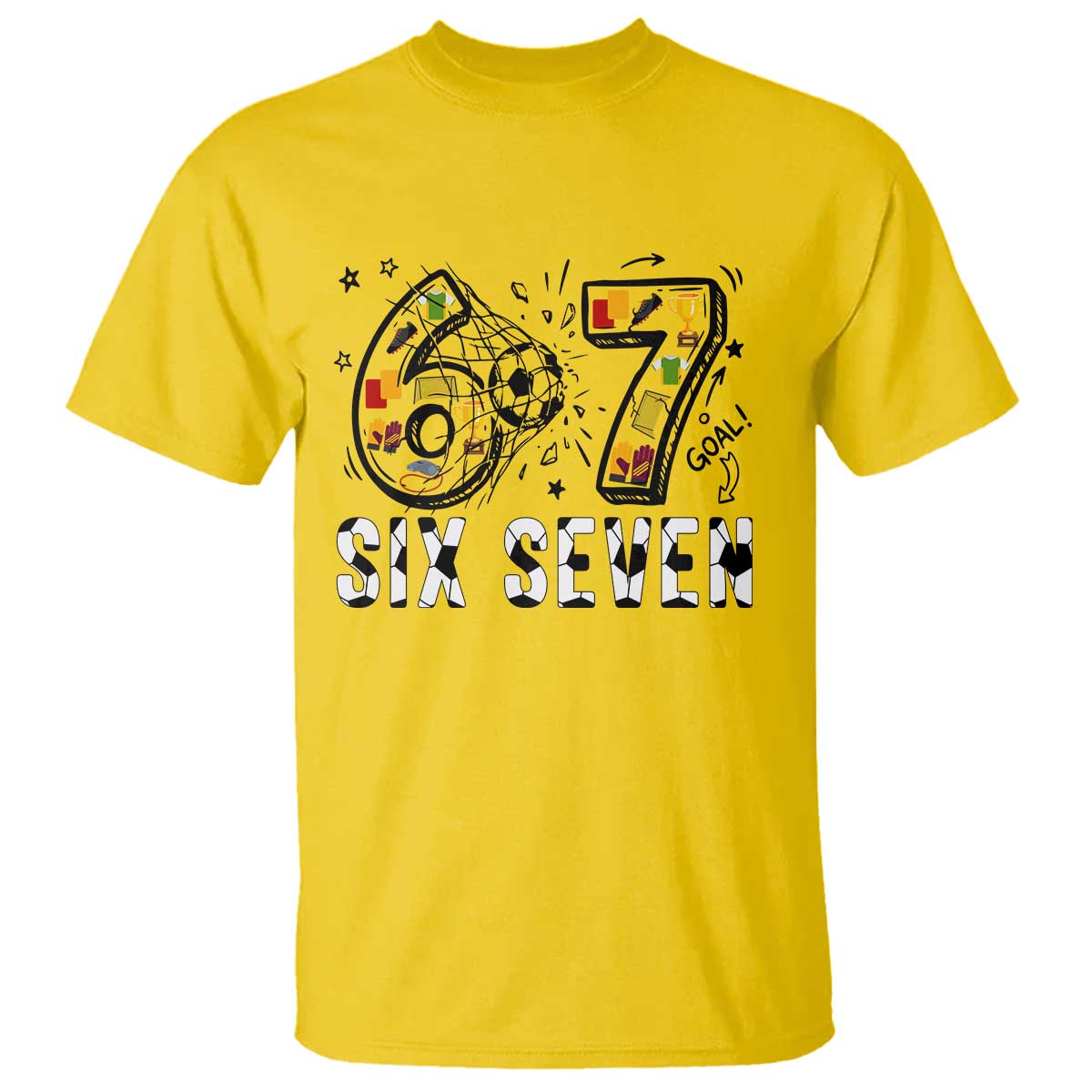 Six Seven Meme Soccer Lover T Shirt Funny Gift For Gen Z