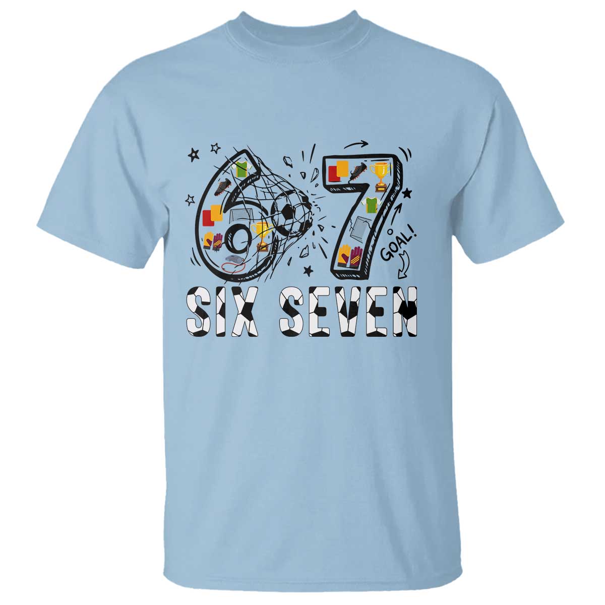 Six Seven Meme Soccer Lover T Shirt Funny Gift For Gen Z