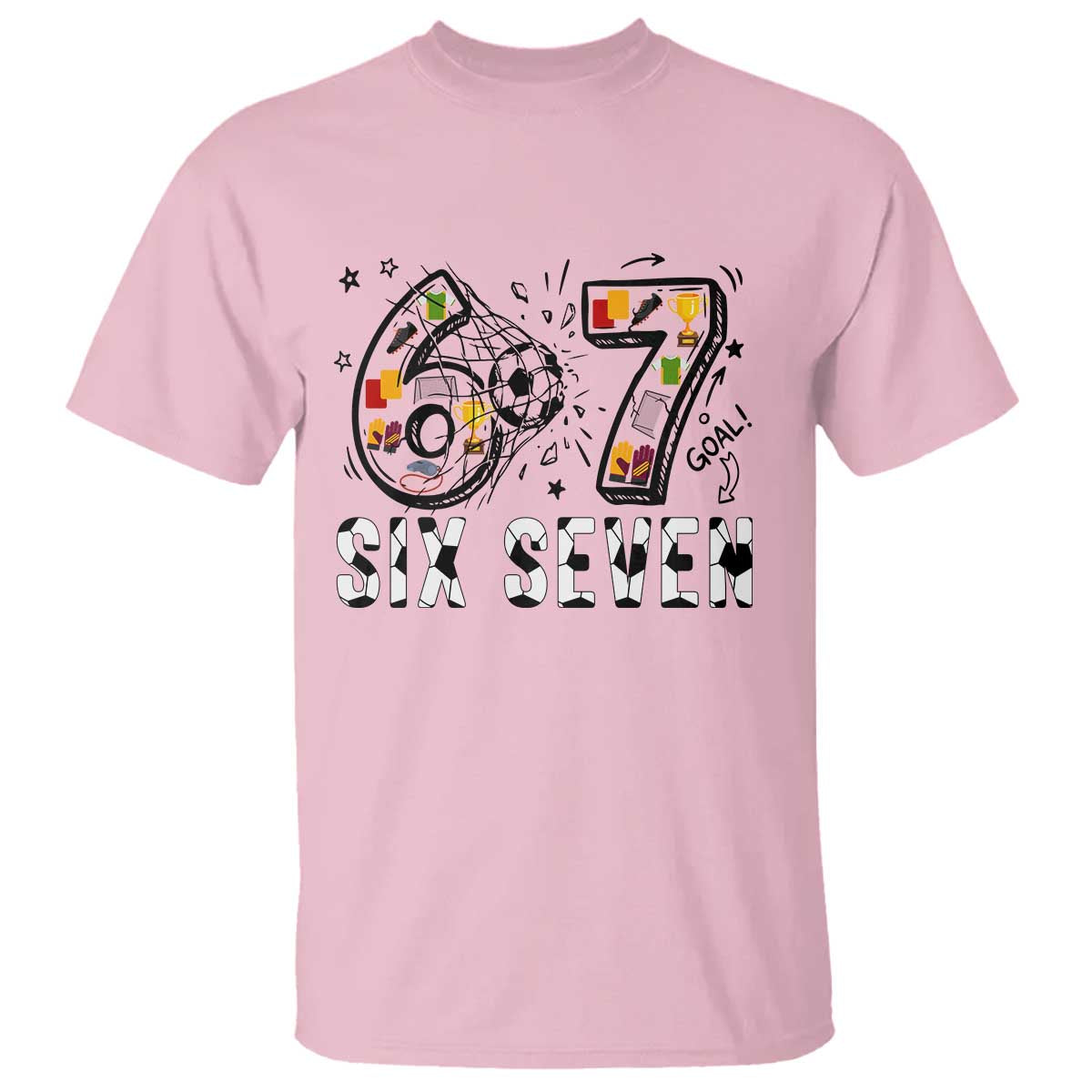 Six Seven Meme Soccer Lover T Shirt Funny Gift For Gen Z