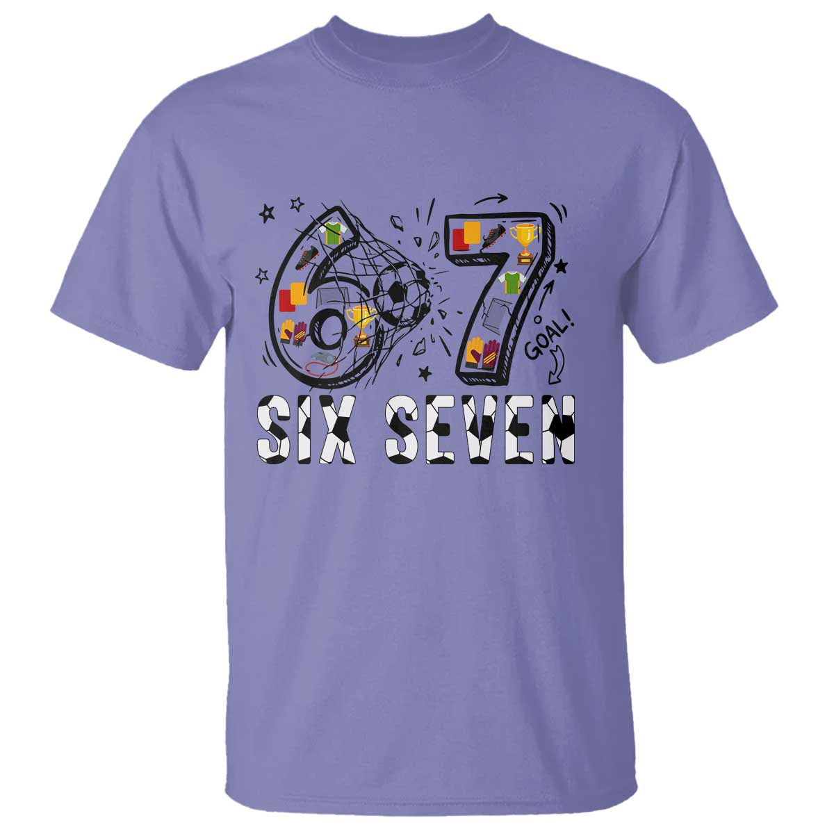 Six Seven Meme Soccer Lover T Shirt Funny Gift For Gen Z