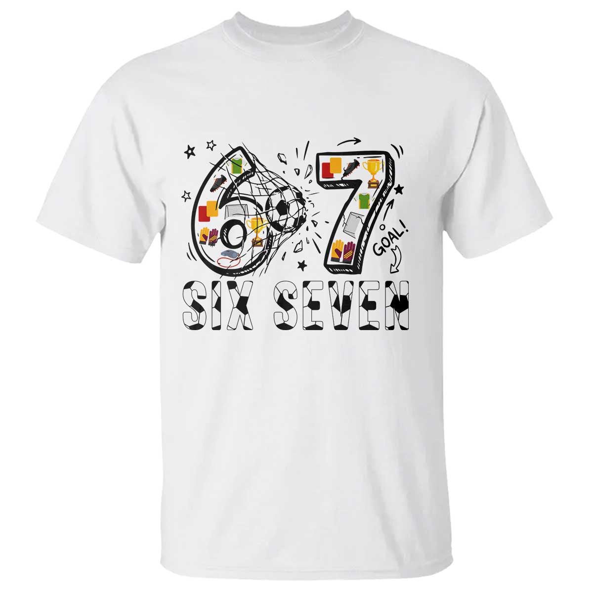 Six Seven Meme Soccer Lover T Shirt Funny Gift For Gen Z