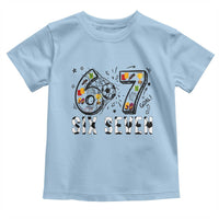 Six Seven Meme Soccer Lover Toddler T Shirt Funny Gift For Gen Z