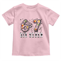 Six Seven Meme Soccer Lover Toddler T Shirt Funny Gift For Gen Z