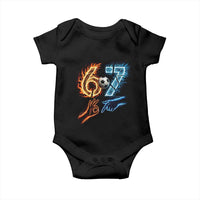 Funny Soccer Lover Baby Onesie Six Seven Meme Trending Gift