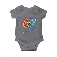 Funny Soccer Lover Baby Onesie Six Seven Meme Trending Gift