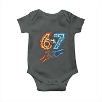 Funny Soccer Lover Baby Onesie Six Seven Meme Trending Gift