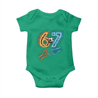 Funny Soccer Lover Baby Onesie Six Seven Meme Trending Gift