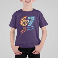 Funny Soccer Lover T Shirt For Kid Six Seven Meme Trending Gift